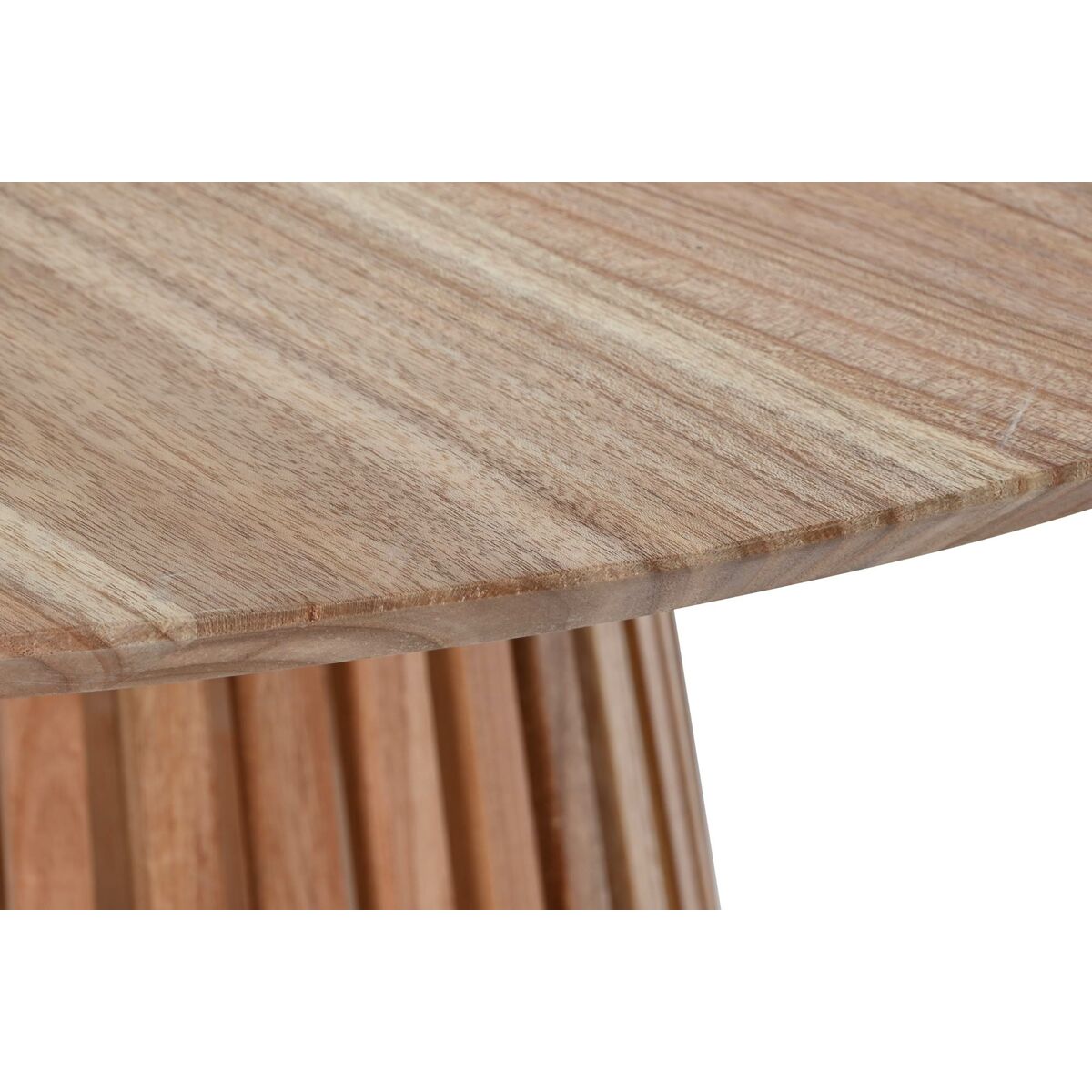 Mesa de Comedor Home ESPRIT Natural madera de mindi 120 x 120 x 75 cm