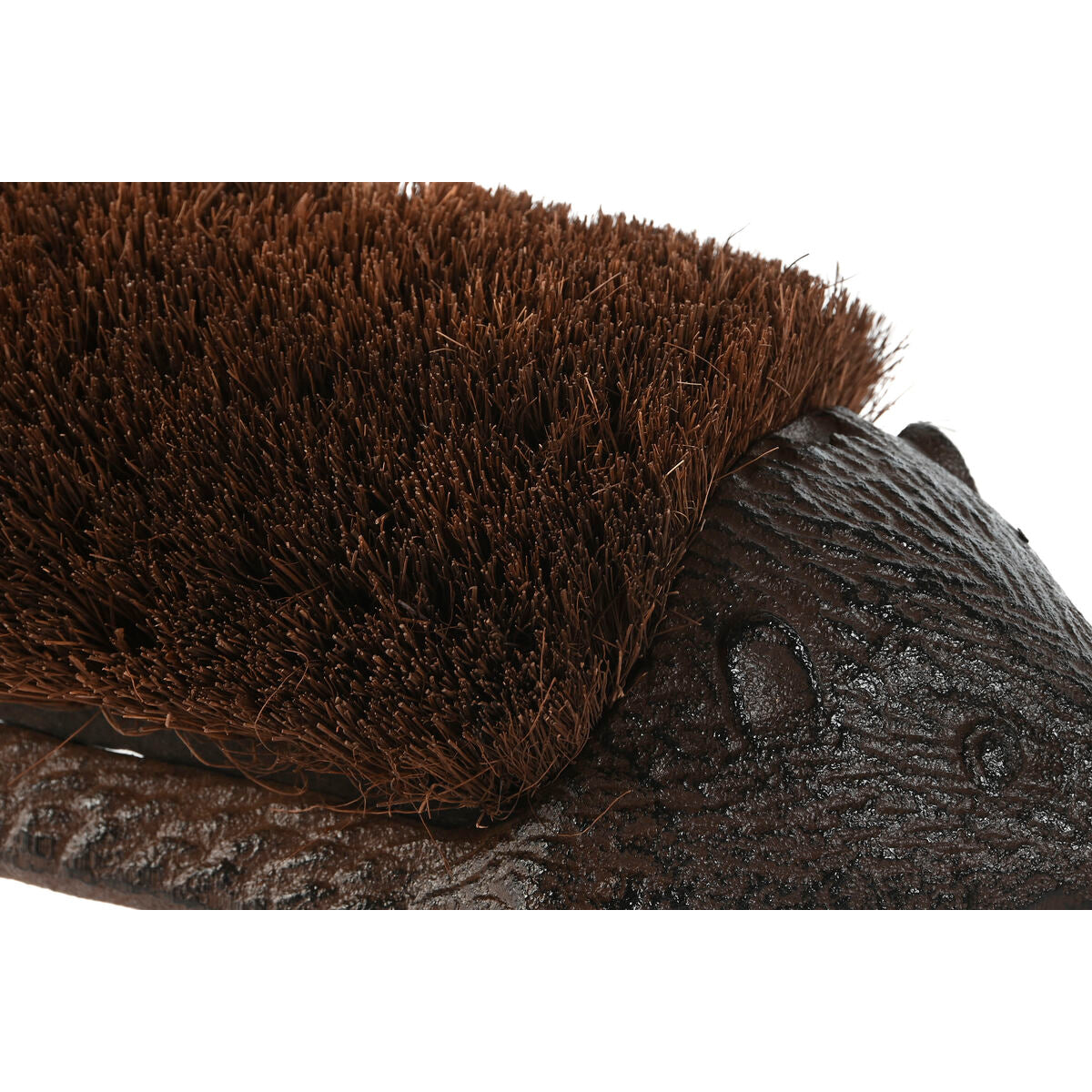 Doormat Home ESPRIT Dark brown Iron 28 x 12,5 x 9,5 cm Hedgehog