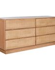 Chest of drawers Home ESPRIT Natural Oak Tropical 182 x 45 x 81 cm