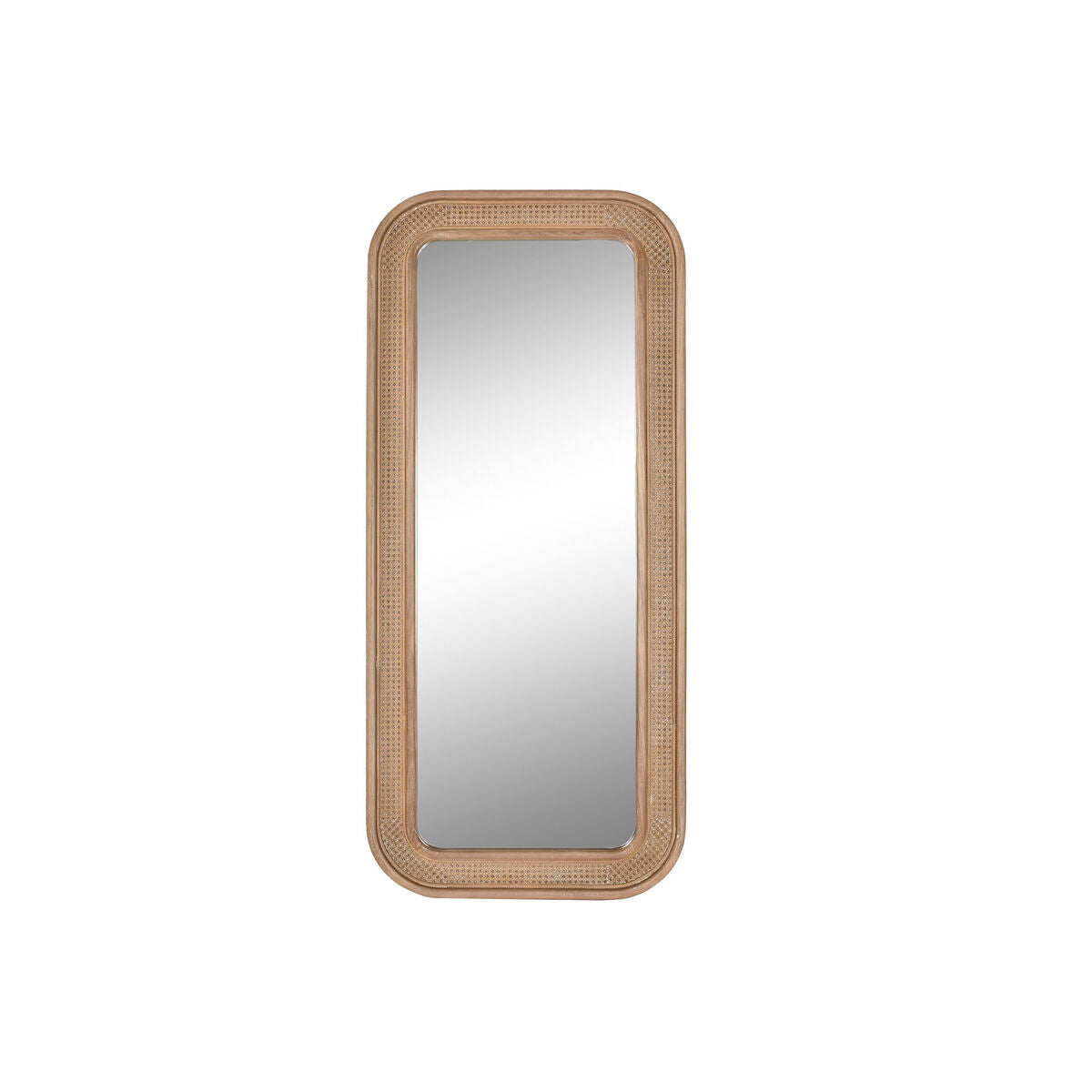 Wall mirror Home ESPRIT Natural Metal 76,5 x 5,5 x 172,5 cm