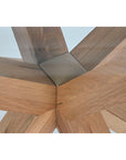 Mesa de Comedor Home ESPRIT Roble Cristal Templado 160 x 90 x 75 cm