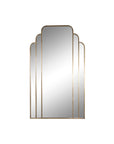 Espejo de pared Home ESPRIT Dorado Cristal Hierro Moderno 122 x 3 x 208 cm