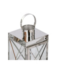 Lantern Home ESPRIT Silver Crystal Steel Chromed 22 x 20 x 50 cm (4 Pieces)