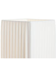 Lámpara de mesa Home ESPRIT Blanco Plateado Polietileno Hierro 50 W 220 V 15 x 15 x 43 cm