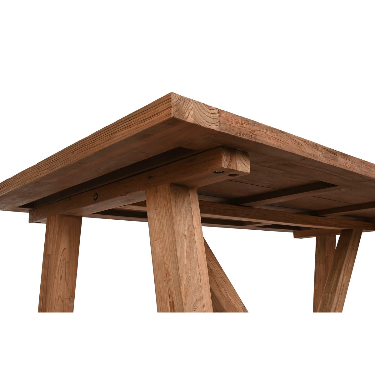 Mesa de Comedor Home ESPRIT Natural madera de teca 200 x 100 x 75 cm