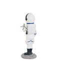Figura Decorativa Home ESPRIT Azul Blanco Rojo Plateado Mujer Astronauta 10 x 11 x 29 cm (2 Unidades)