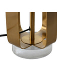 Tischlampe Home ESPRIT Weiß Gold Eisen 50 W 220 V 35 x 35 x 78 cm