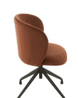 Chair Turn/Up/Down Velvet Dark Brown - vivahabitat.com