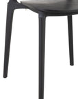Dining Chair Basic Polyester/Fineer Black - vivahabitat.com