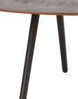 Coffee Table Drop Aluminium/Iron Brown Large - vivahabitat.com