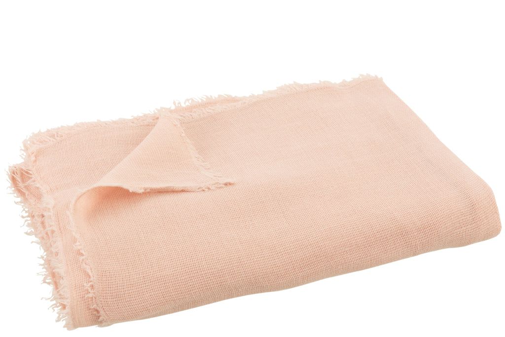Plaid Regular Cotton/Linen Pink - vivahabitat.com
