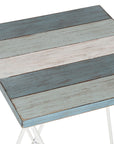 DKD Home Decor auxiliary table stripes