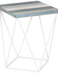 DKD Home Decor auxiliary table stripes
