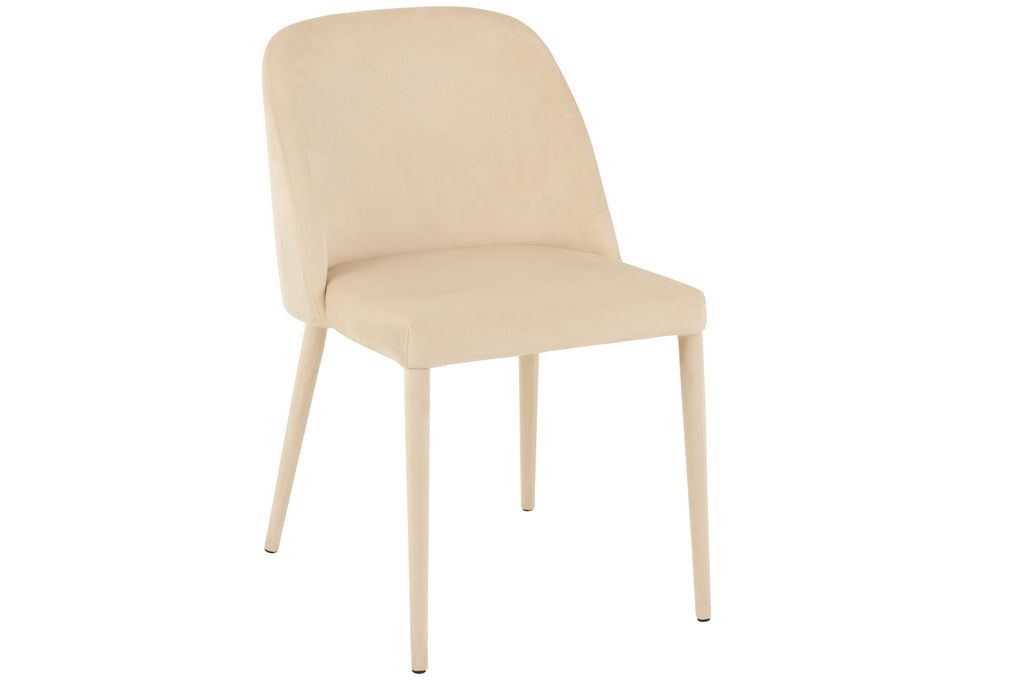 Chair Charlotte Textile/Metal Beige - vivahabitat.com