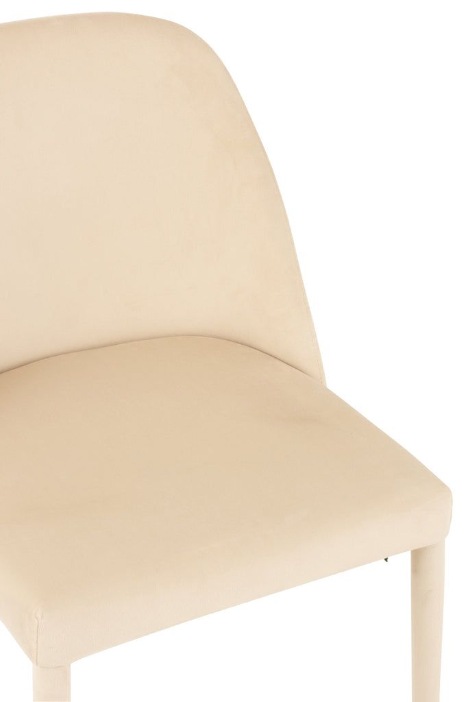 Chair Charlotte Textile/Metal Beige - vivahabitat.com