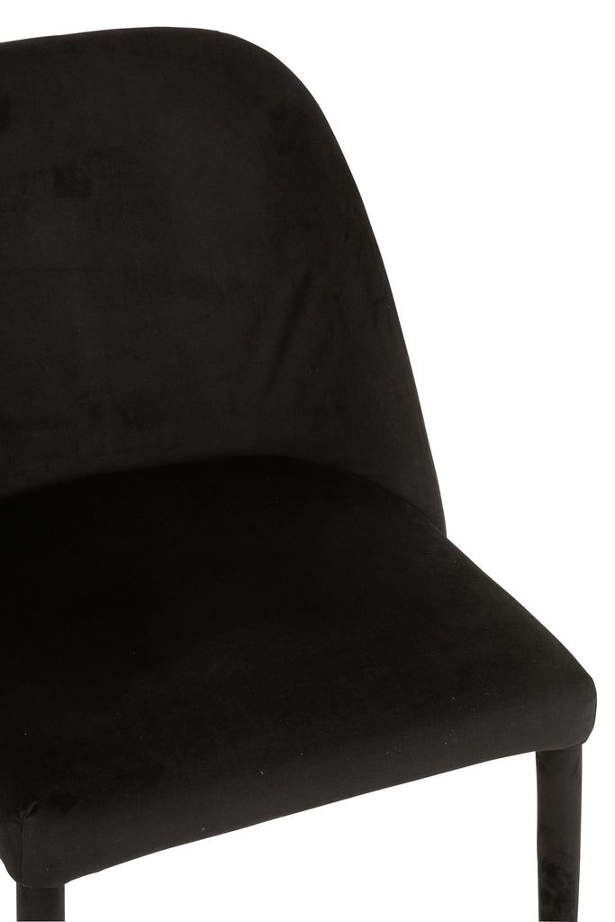 Chair Charlotte Textile/Metal Black - vivahabitat.com
