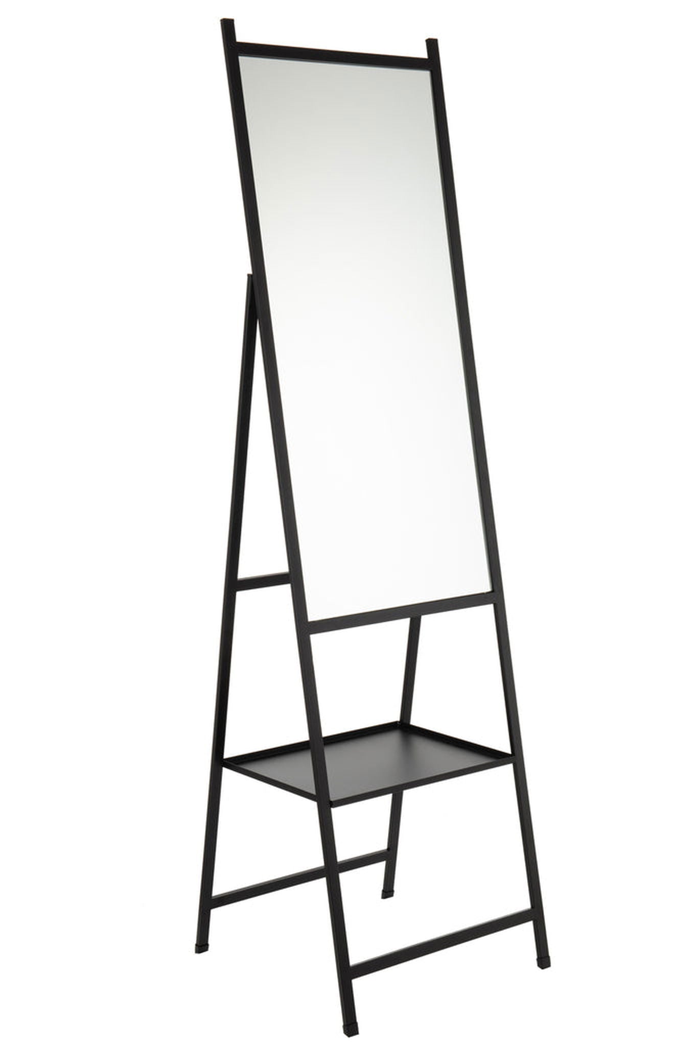 Mirror Standing Tray Mirror/Metal Black - vivahabitat.com
