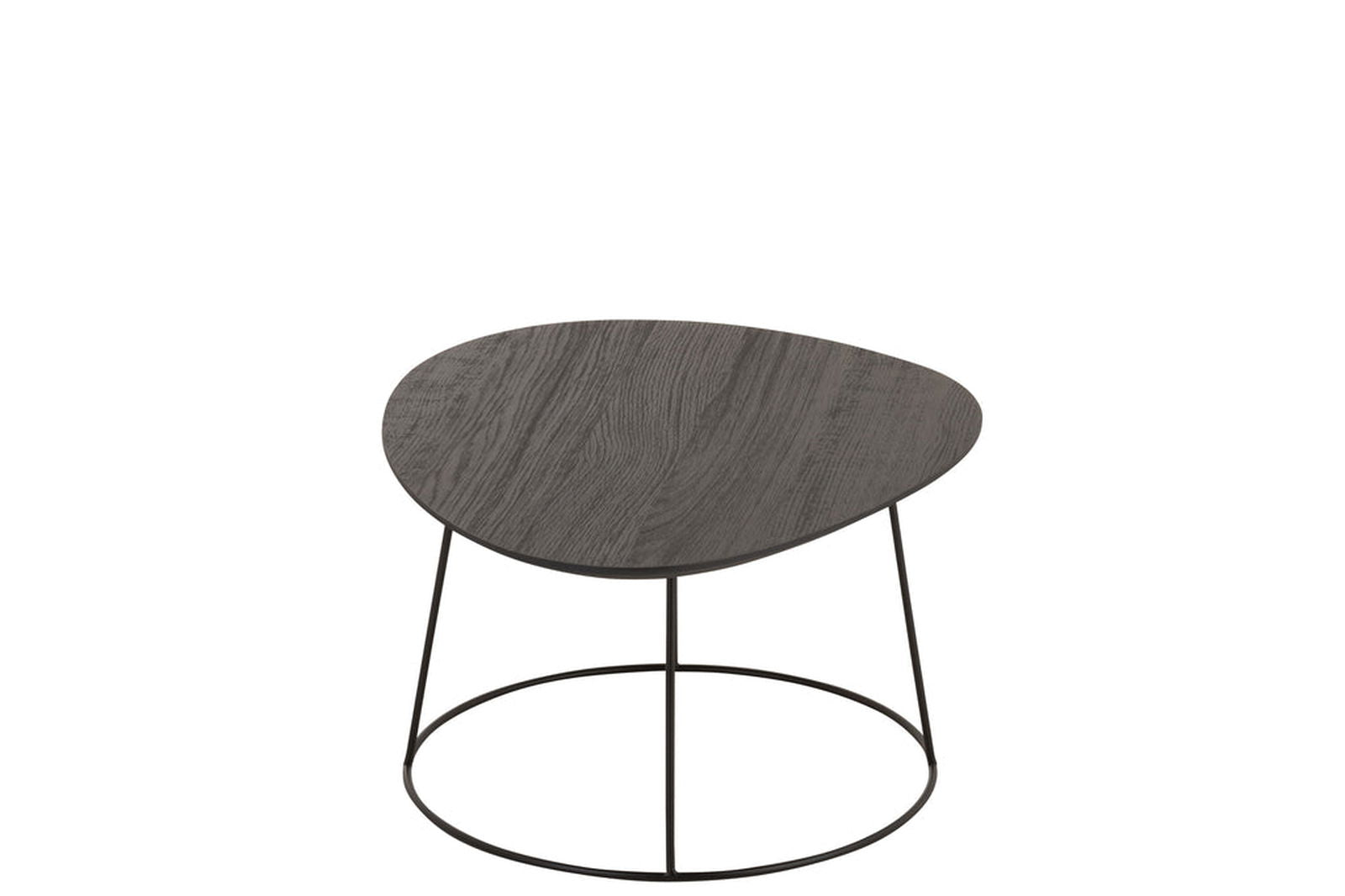 Sidetable Oval Wood/Metal D Br L - vivahabitat.com