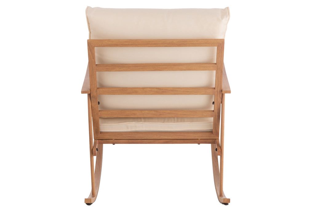 Chair Swing Metal/Textile White/Natural - vivahabitat.com