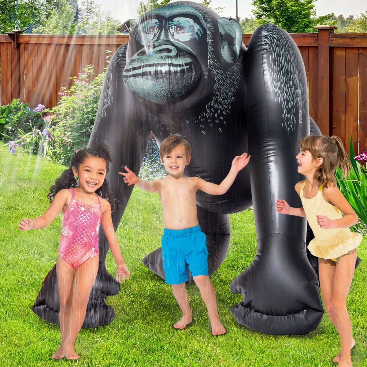 Water Sprinkler and Sprayer Toy Intex PVC 170 x 185 x 170 cm Gorilla