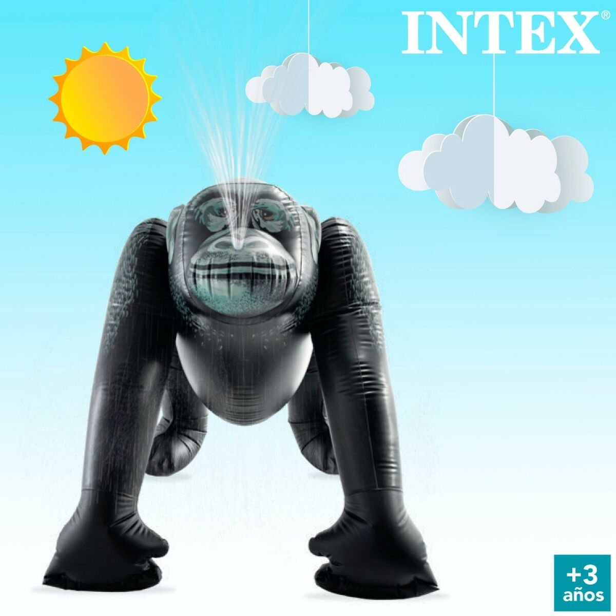 Wassersprinkler-Spielzeug Intex PVC 170 x 185 x 170 cm Gorilla