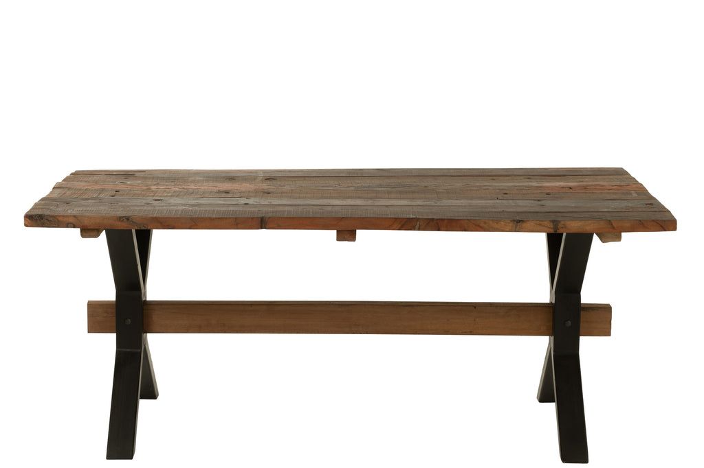 Table Vintage Wood Brown - vivahabitat.com