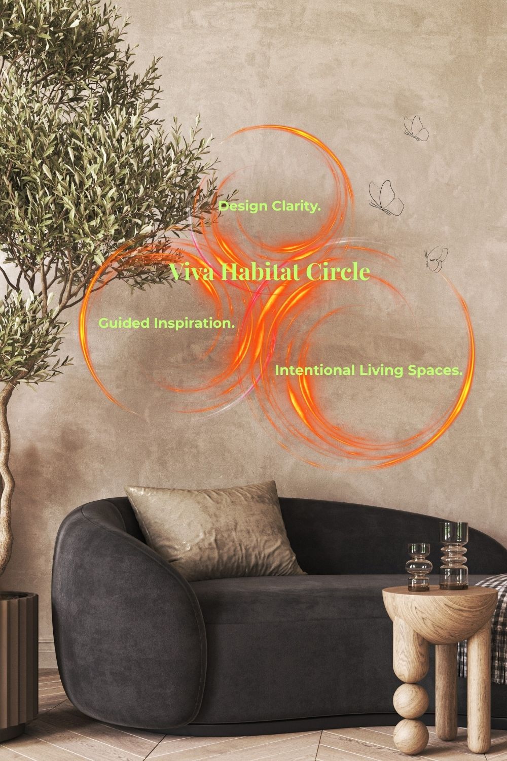Viva Habitat Circle Intentional Living Spaces Design Clarity Guided Inspiration Home Staging Service vivahabitat.com