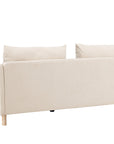 Venture Home Zero 2-seat Sofa - Woodlook / Beige Fabric