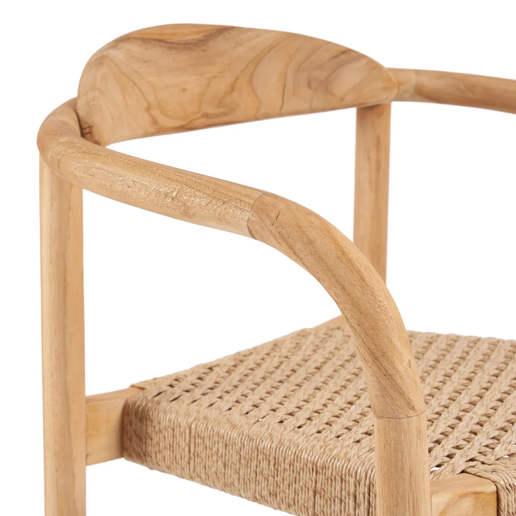 The Amaya Dining Chair - Natural - Outdoor -vivahabitat.com