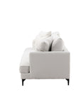 Venture Home Sofia Sofa - Black / Beige Fabric / linen