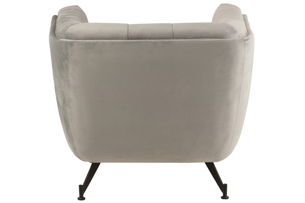 Lounge Seat 1-Person Textile/Wood/Metal Light Grey