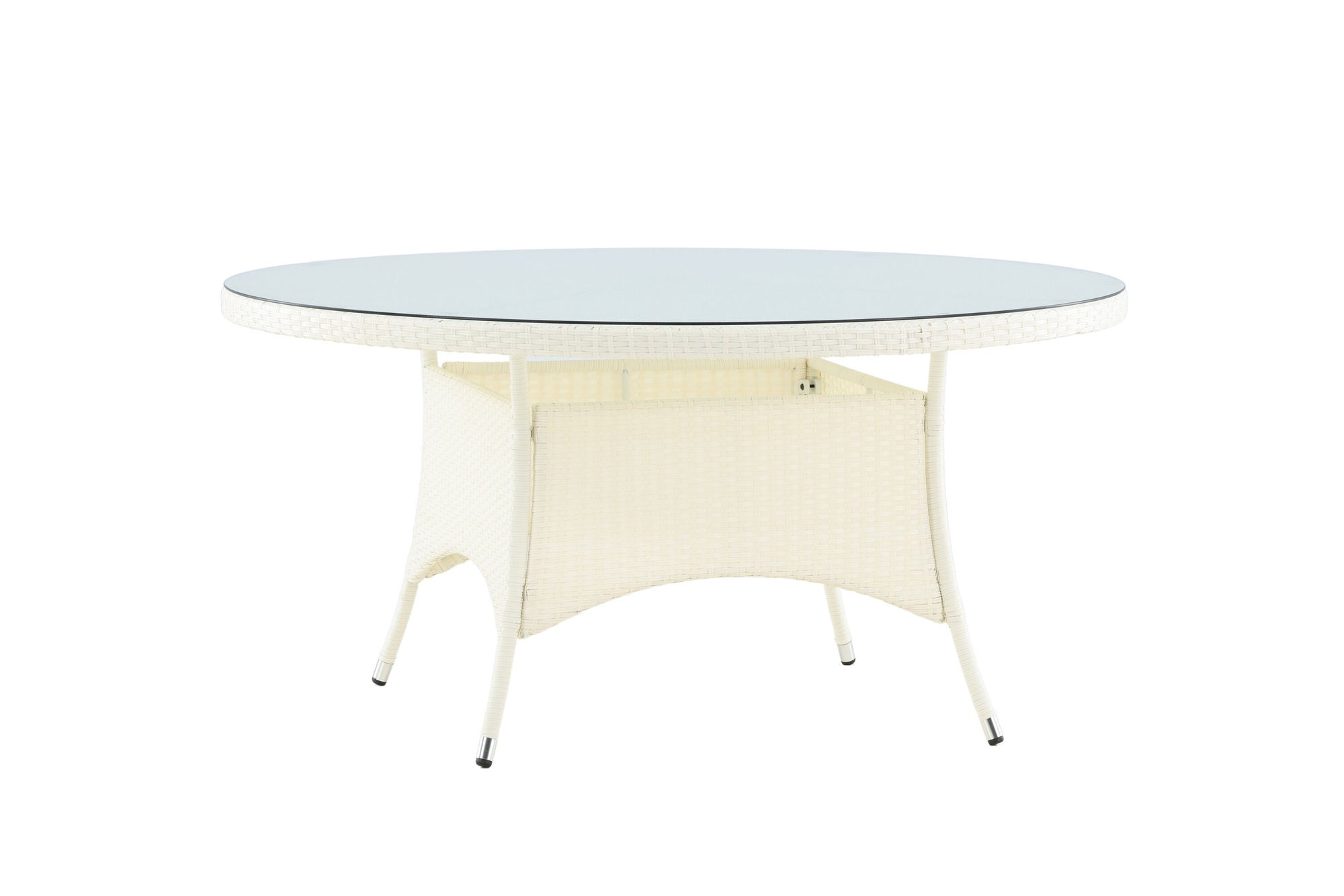 Venture Home Volta Table ø 150 - White/Glass