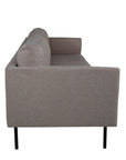 Venture Home Zoom 3-Sitzer-Sofa – Schwarz / Brauner Stoff