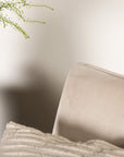 Venture Home Sofá cama X-lounge - Terciopelo negro / beige