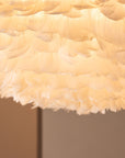 Venture Home Nicola - X-Large Pendant Lamp - White / White artificial feather