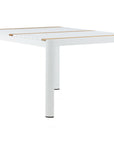 Venture Home Togo - Dining Table- White / Teak - Allu / Teak - 150*90