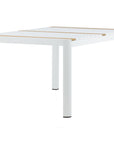 Venture Home Togo - Dining Table- White / Teak - Allu / Teak - 150*90