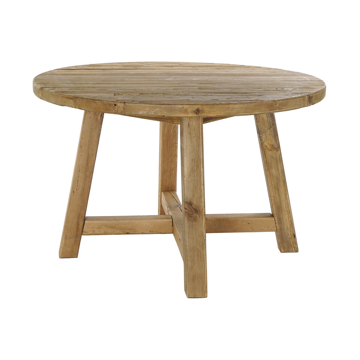 Dining Table DKD Home Decor Natural Pinewood 120 x 120 x 76 cm
