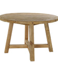 Dining Table DKD Home Decor Natural Pinewood 120 x 120 x 76 cm