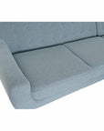 3-Seater Sofa DKD Home Decor 8424001799343 226 x 144 x 84 cm Scandi Rubber wood Sky blue