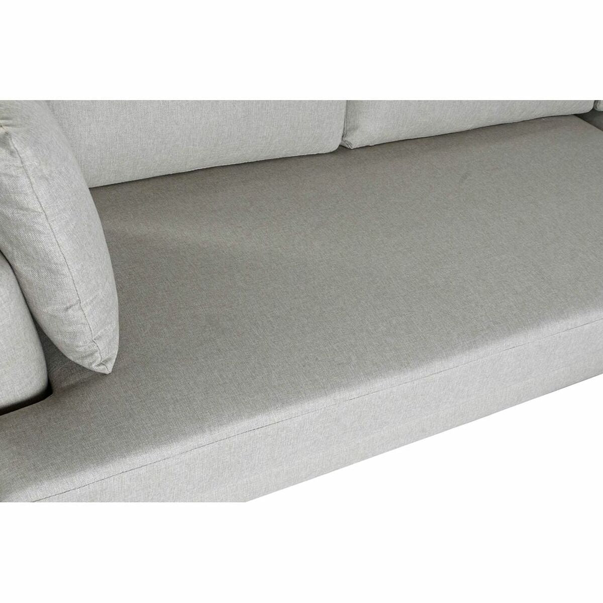 Chaise Longue DKD Home Decor Grau Polyester Metall (240 x 160 x 85 cm)