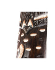 Decoración de Pared DKD Home Decor Beige Colonial Marrón oscuro Máscara 15 x 6 x 100 cm (3 Piezas)